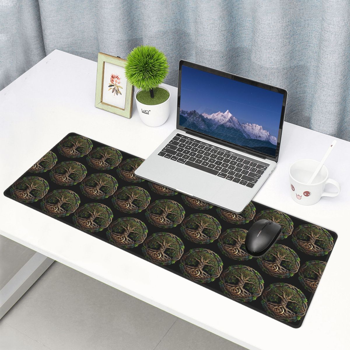 Laptop Accessories World - Large Mouse Pad Biblical World Tree