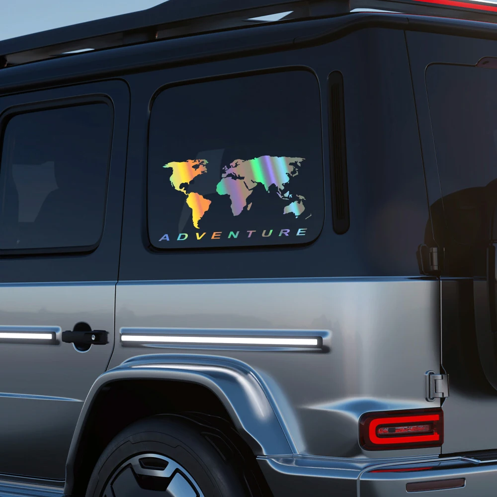 World Map Adventure Car Sticke - đánh giá và giá Laptop Accessories World