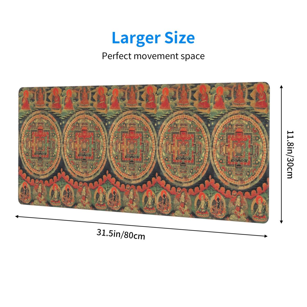 Large Mouse Pad India Mandala  - đánh giá và giá Laptop Accessories India