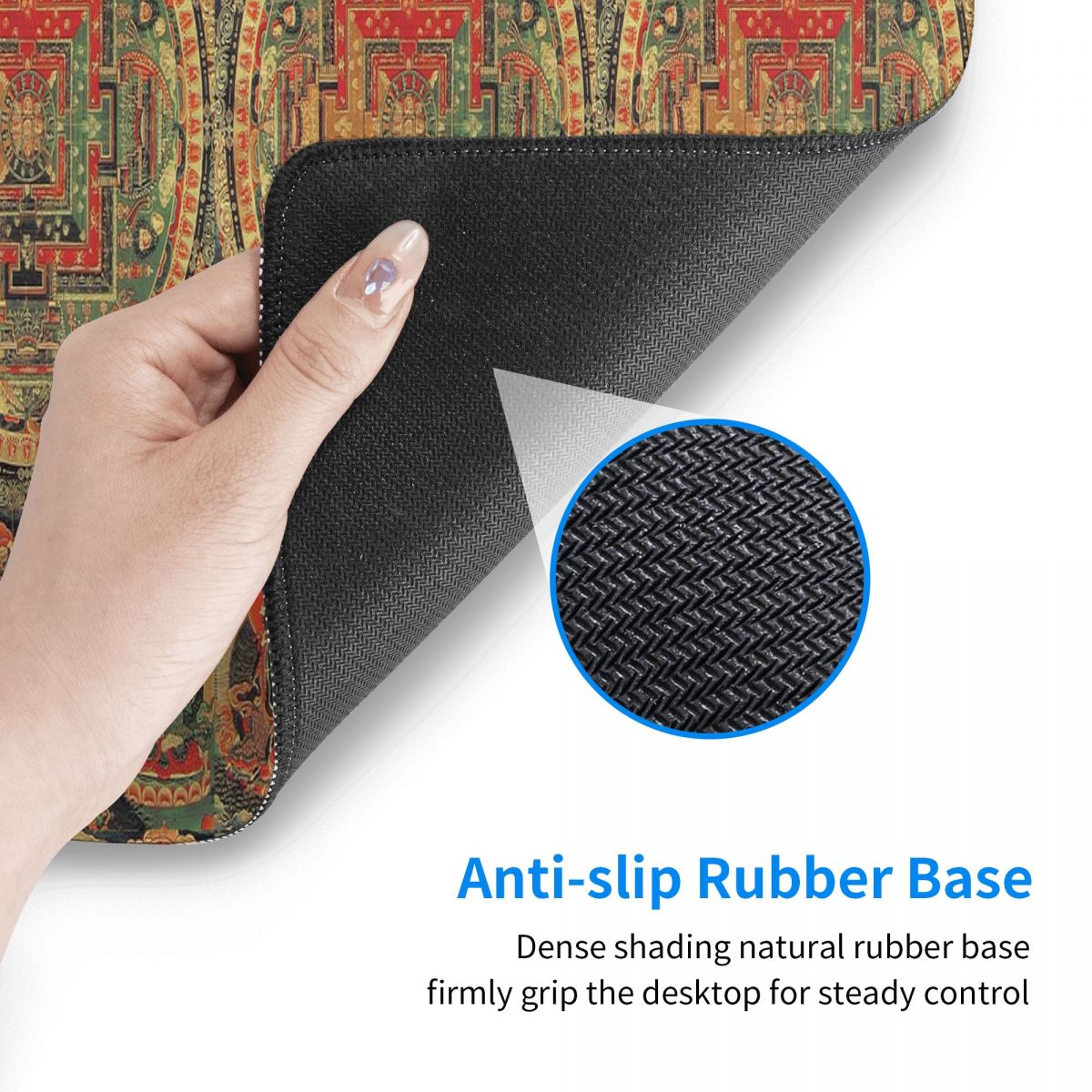 Large Mouse Pad India Mandala  - đánh giá và giá Laptop Accessories India