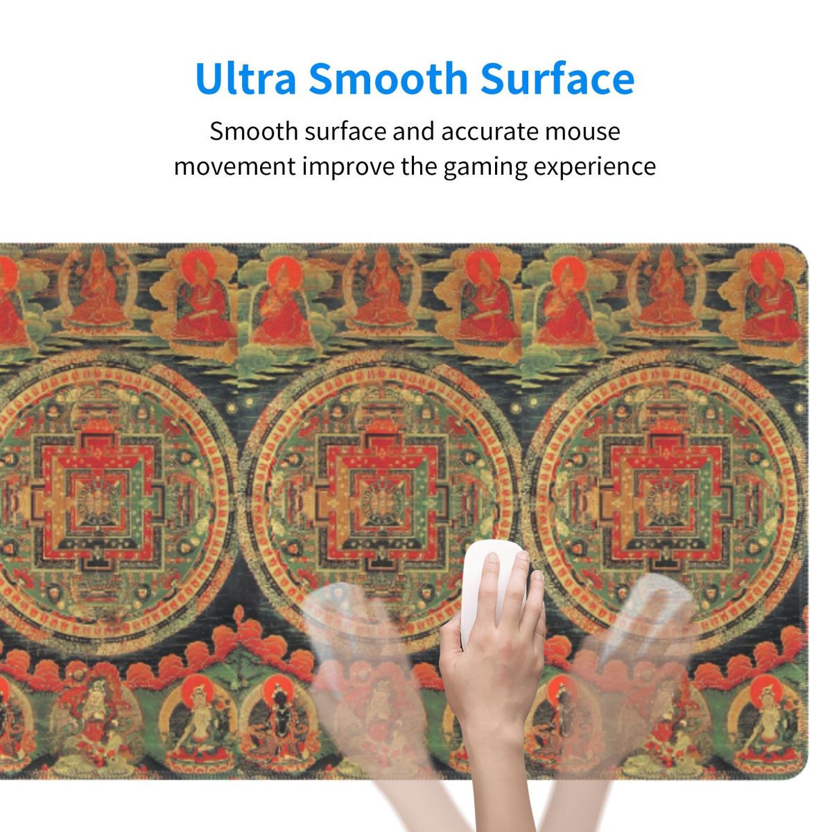 Large Mouse Pad India Mandala  - đánh giá và giá Laptop Accessories India