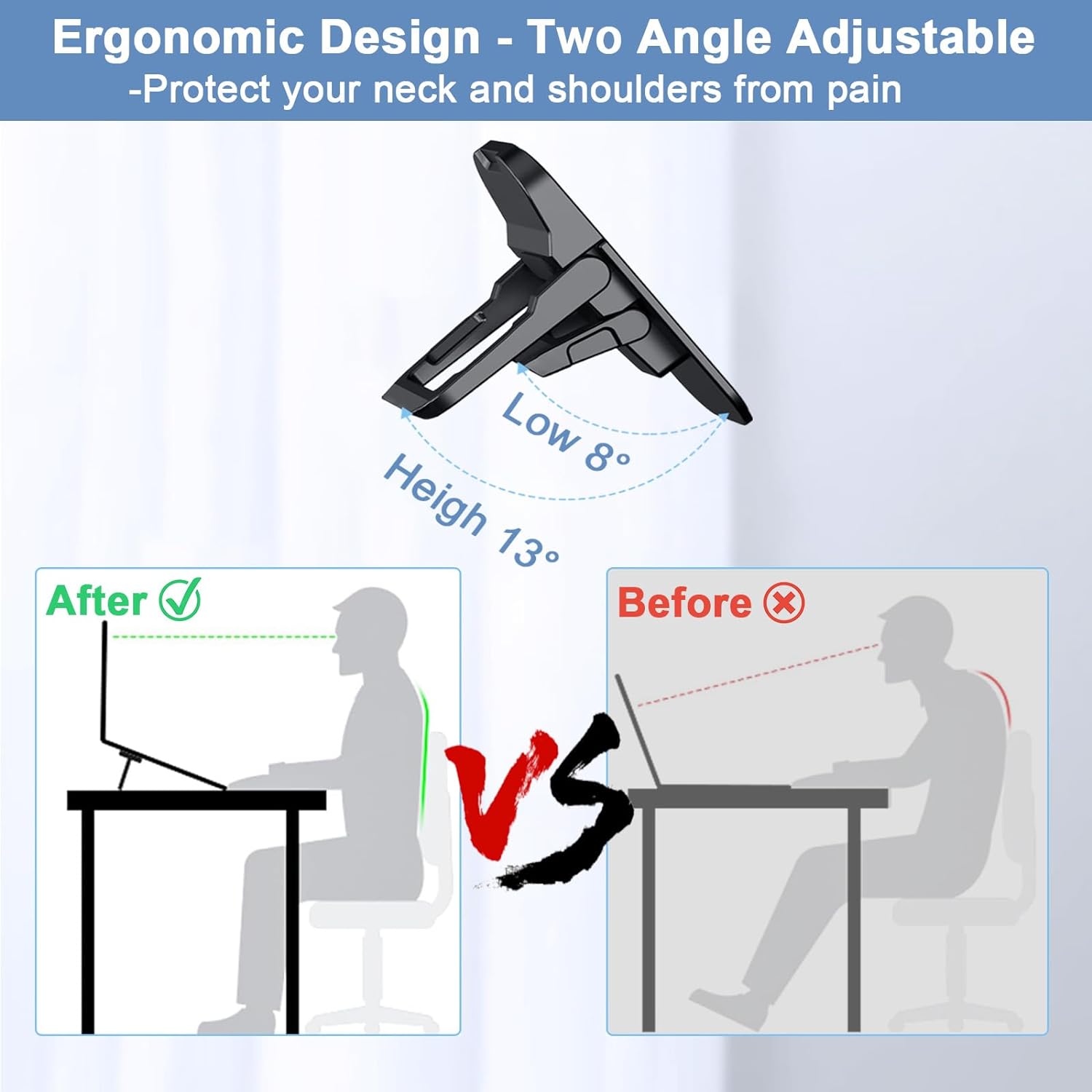 2PCS Portable Foldable Laptop  - đánh giá và giá Laptop Stand Riser