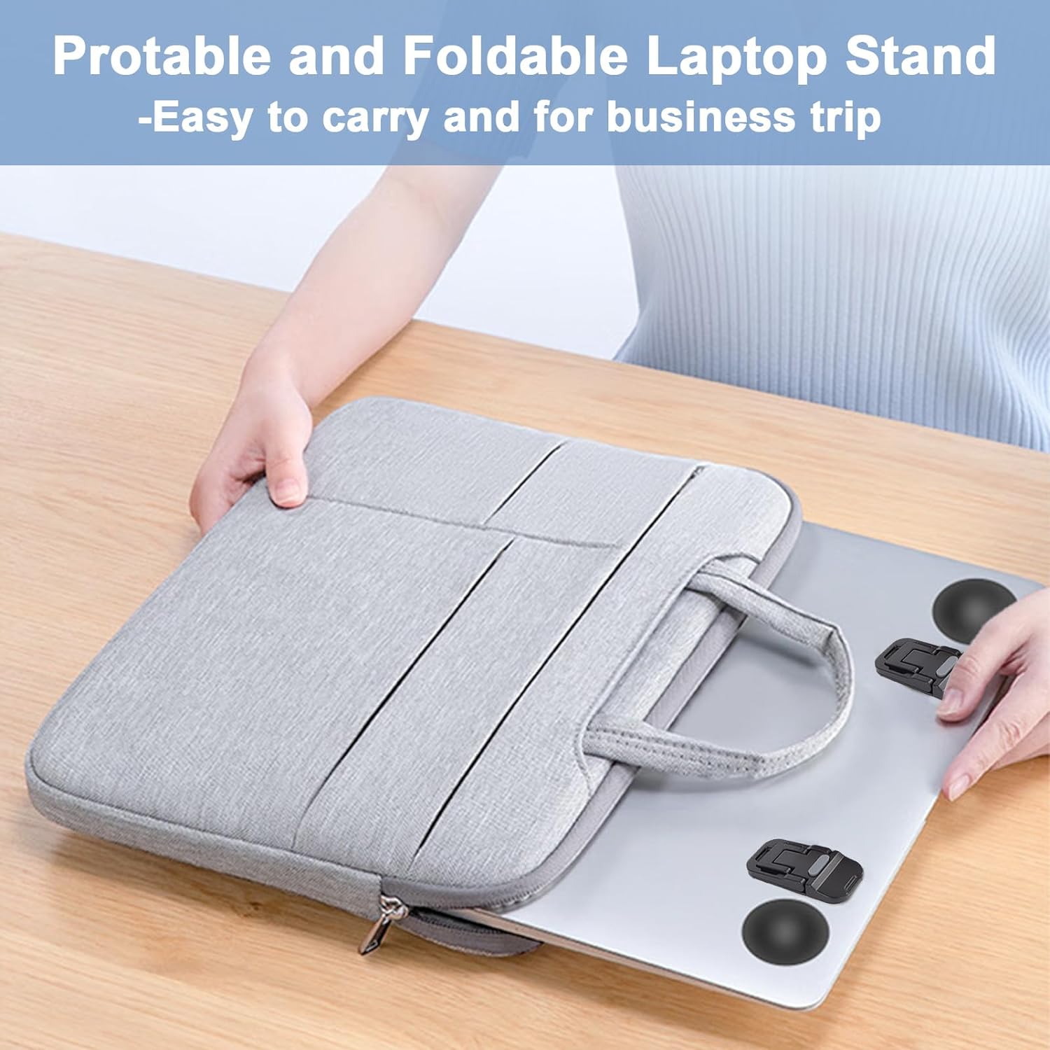 2PCS Portable Foldable Laptop  - đánh giá và giá Laptop Stand Riser