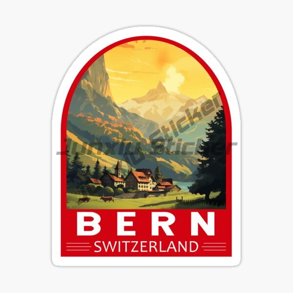 BERN SWITZERLAND Flag Car Stic - đánh giá và giá Laptop Accessories Wholesale