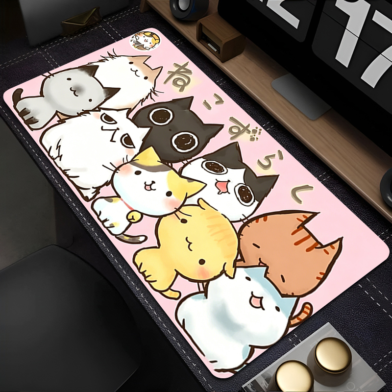 White Cartoon Mouse Pad Gamer  - đánh giá và giá Laptop Accessories Essential