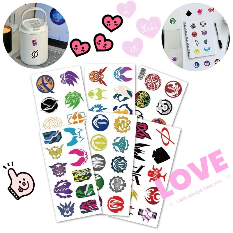 60 Sheets Kamen Rider Logo Sti - đánh giá và giá Laptop Original Accessories